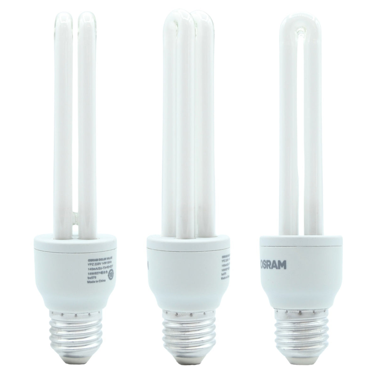 Osram Double Turn E27 Bulbs - Delux Value 7W 10W 14W 220V Tube