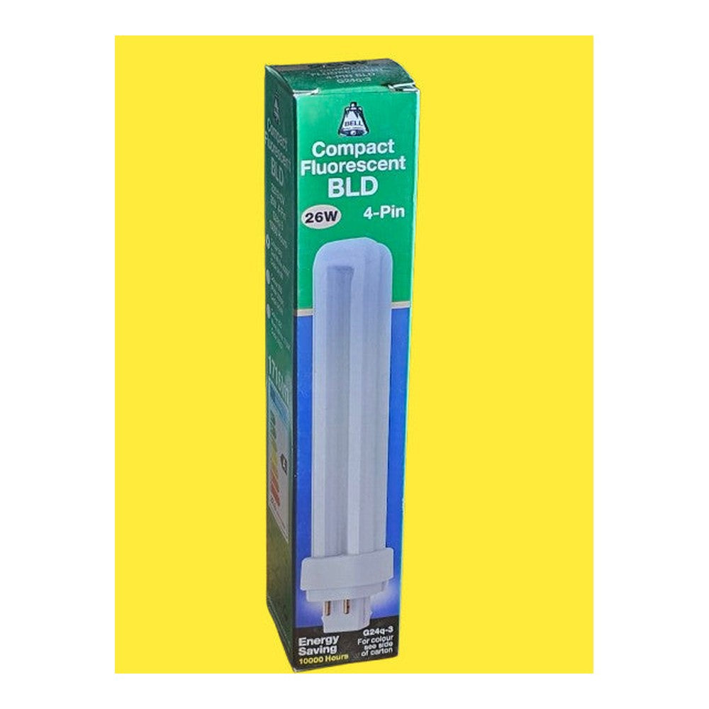 BELL G24d-3 26w = 100w 4 Pin BLB Compact Fluorescent 840 Cool White 1716Lm Bulb