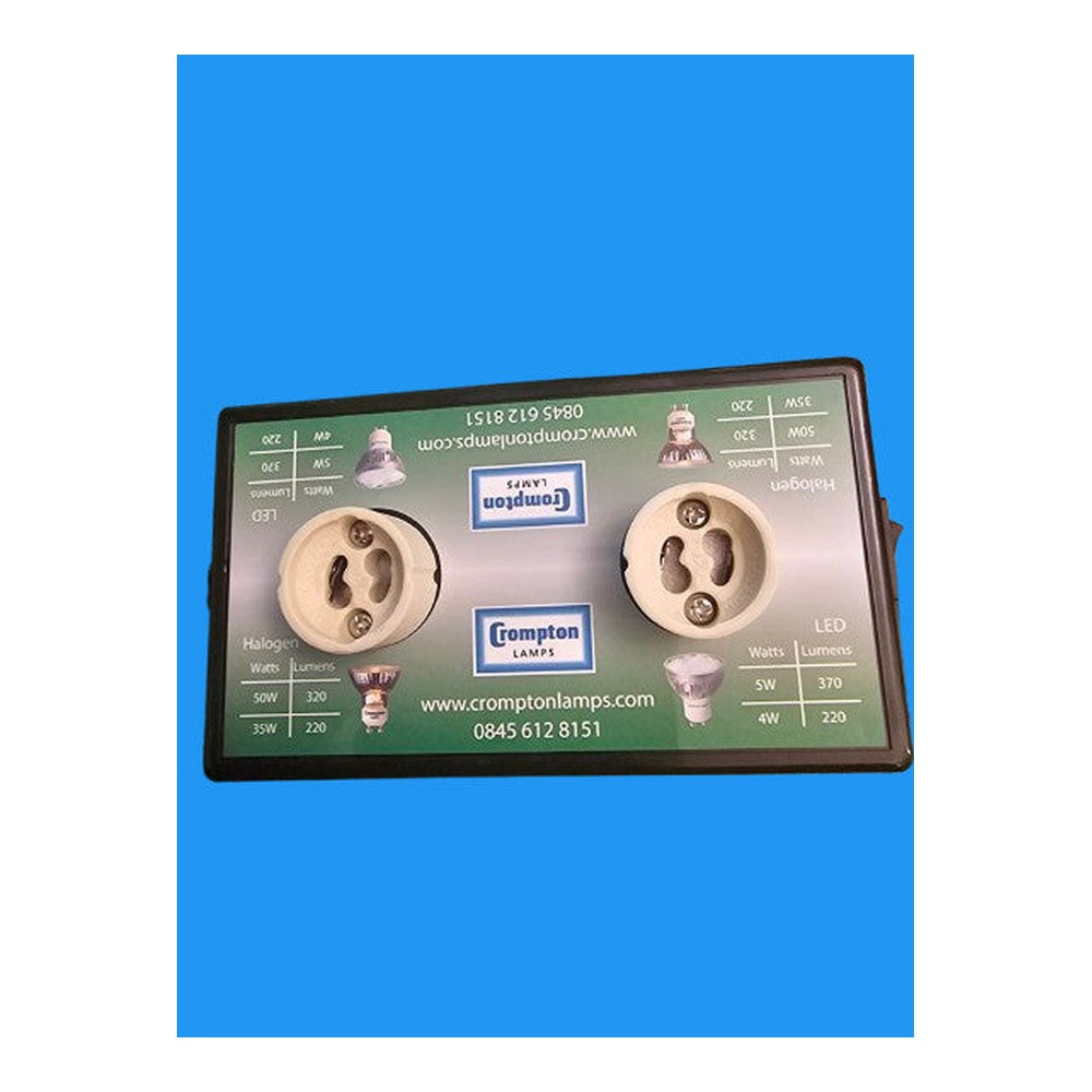 Crompton Display Counter for comparing LED to Halogen Circuit Limiter