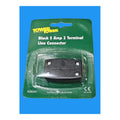 Black 5 Amp 2 Terminal Line Connector GET Tower For Joinging Flexes up to 5Amp