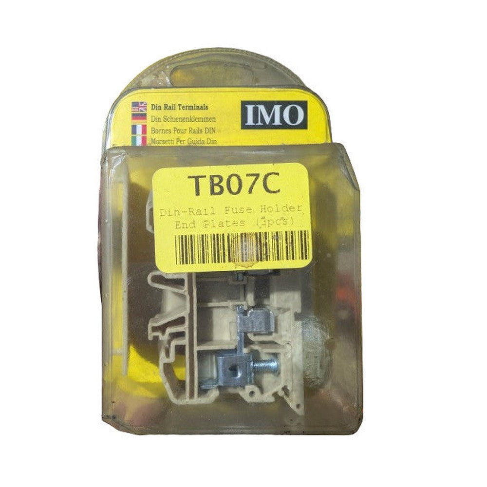 TB07C IMO Din rail Terminals Fuse Holders with end plates 6mm 3pcs