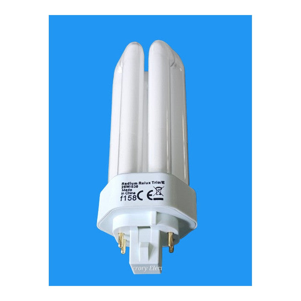 GX24Q RX-T/E 26W Radium Ralux Trio/E 1800lm 830 Warm White