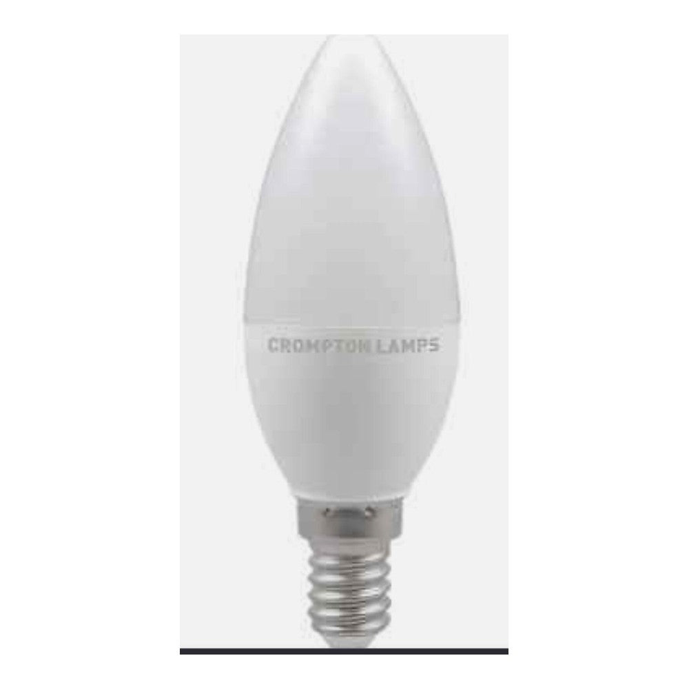 SES-E14 5.5W  ( Pack of 2 ) CROMPTON LED Candle • Dimmable •  2700K • 9233