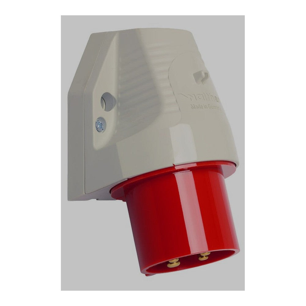 5 x Walther 610406 Wall Appliance Inlet 16A 400V