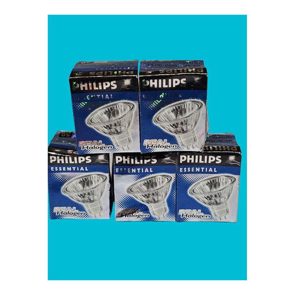 Philips GU5.3 50W Closed Dichroic q2v Flood Halogen Lamp Bulb