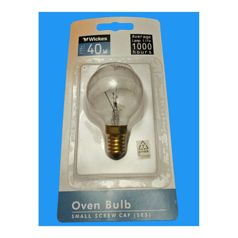 Wickes 40w SES Oven Bulb Small Screw 1000h