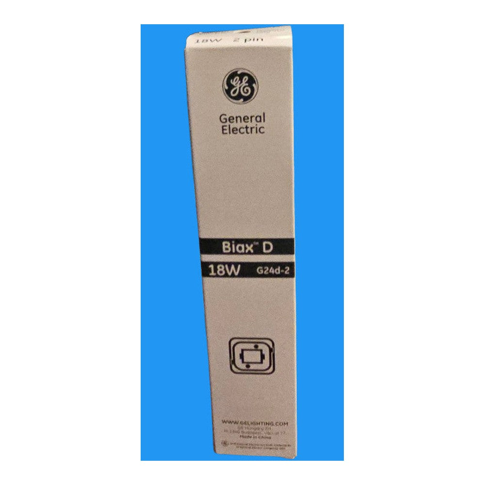 G24d-2 18w Biax D 2 Pin General Electric Compact Fluorescent Bulb Lamp 4000k