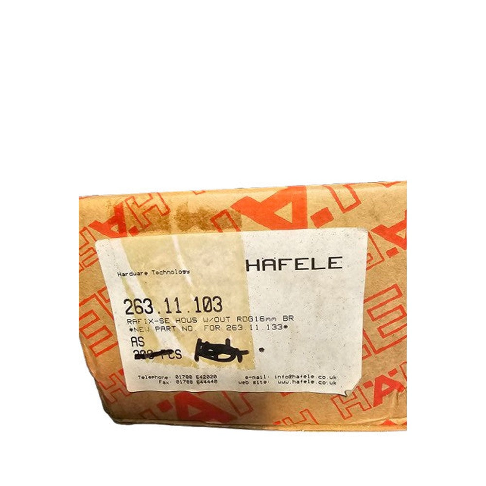 Hafele Connector Housing 63.11.103 RAFIX -SE RDG 16MM BROWN