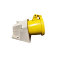 Box of 7 x Lewden PM32 Socket  32A 3 Pin Yellow