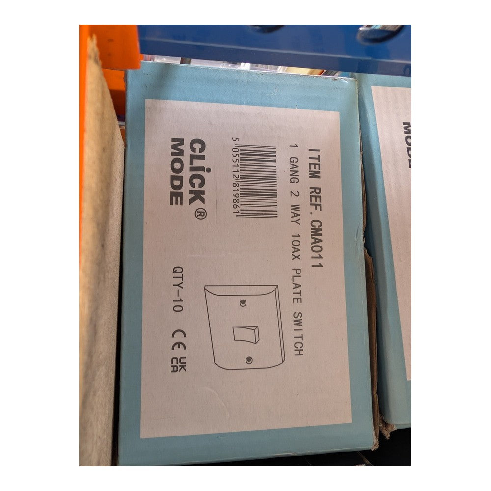 2 x click mode 1 gang 2 way 10ax plate switch cma011