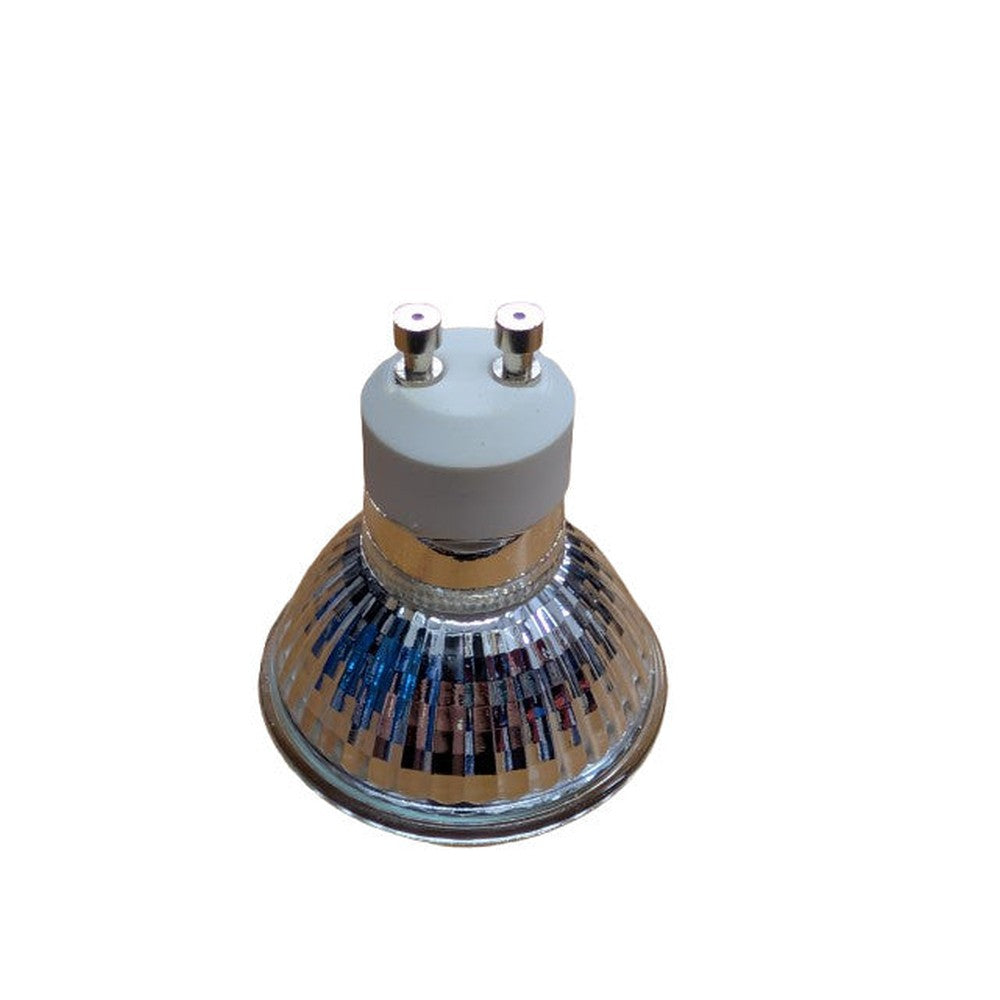 2x Crompton Mains Voltage Halogen Spotlight 240V 50W PAR16 GU10 Blue