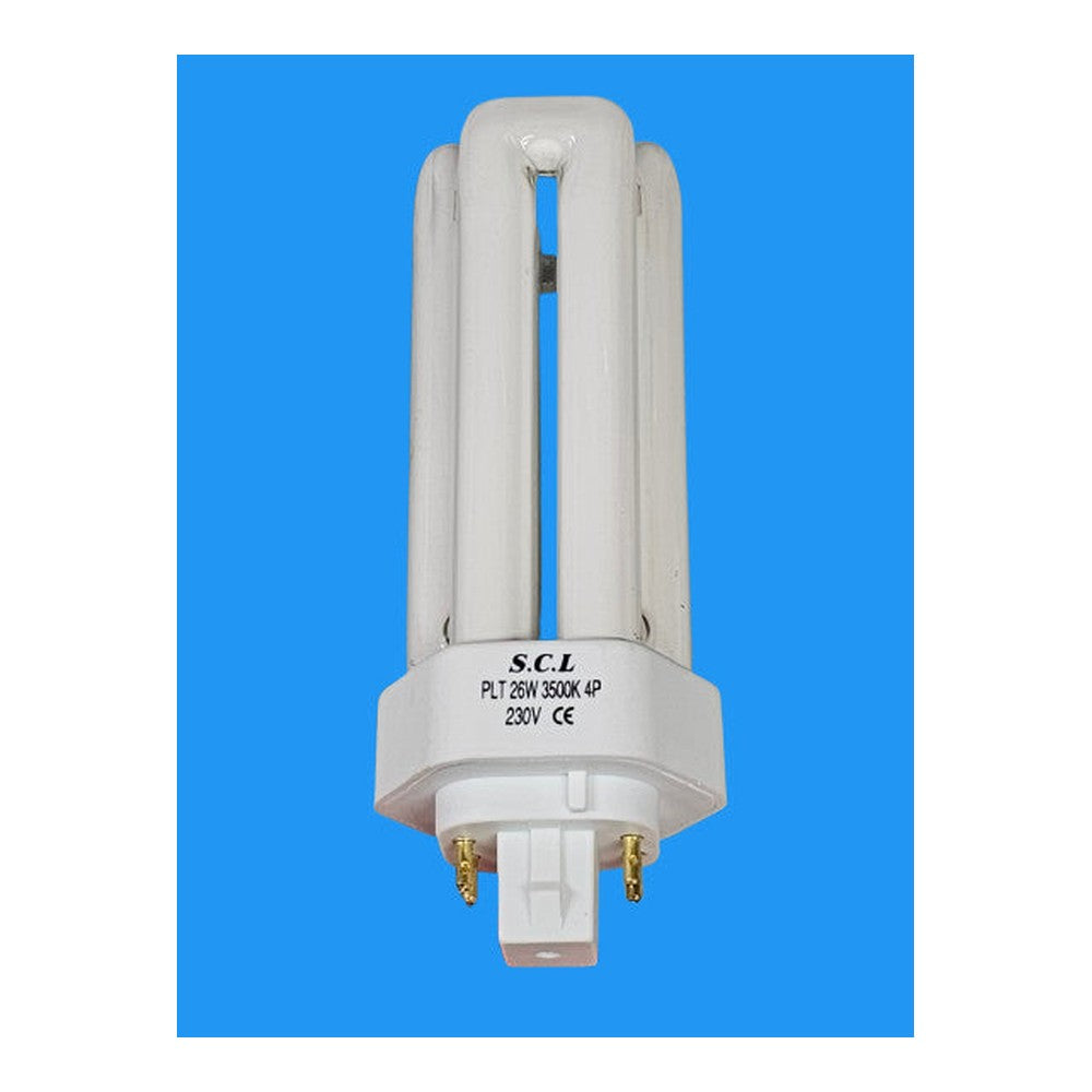 GX24q-3 PLT 26w = 100w 4 Pin Lamp Bulb S.C.L.