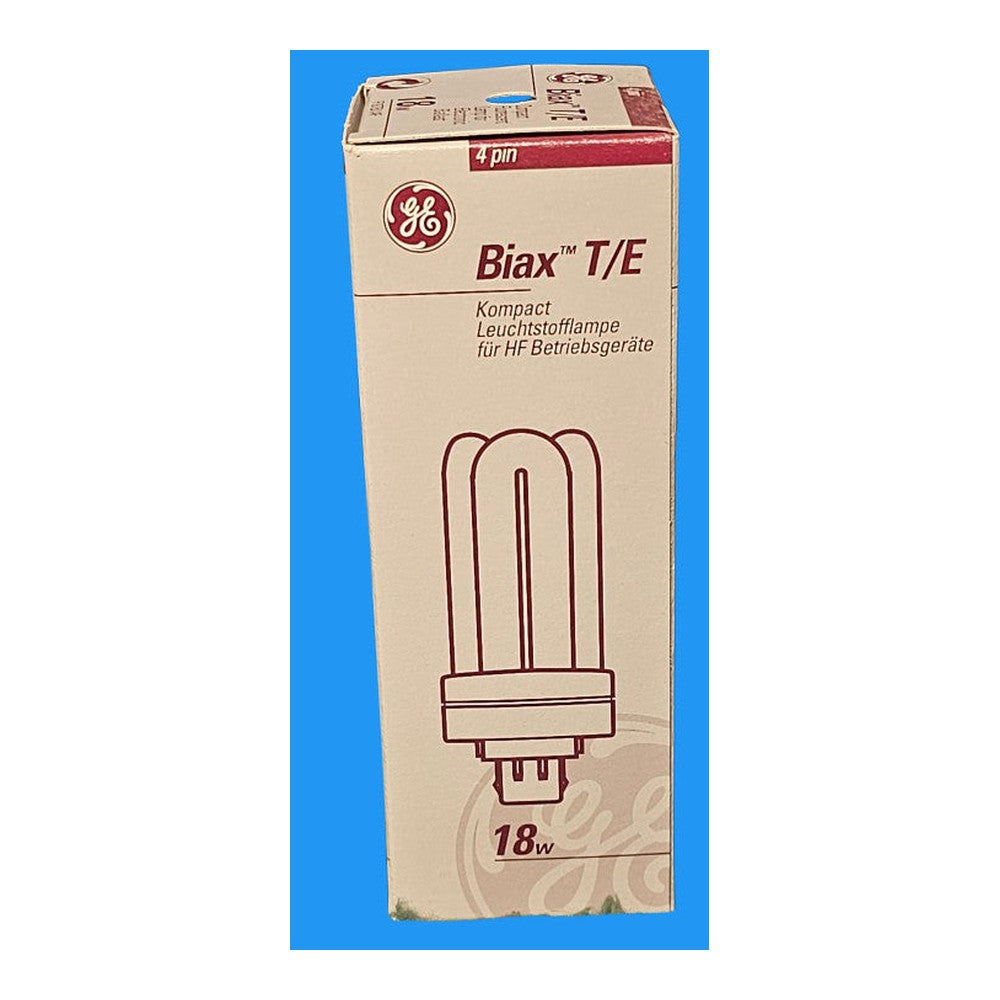 Biax T/E GX24q-1 4 Pin 18w Compact Fluorescent Lamp Bulb General Electric