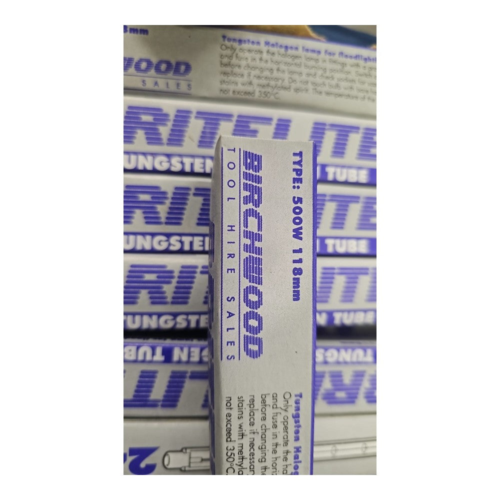 R7s Tungsten Halogen Bulb Lamp Tubes - Linear Various Lengths Brands Watts Volts