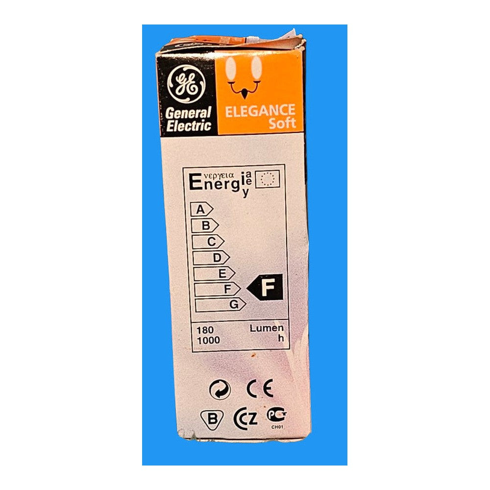 B22 25W Elegance Soft White Candle Bulb General Electric 240v 180lm 1000H