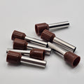 SWA 10mm² INSULATED BOOTLACE FERRULE TERMINALS ( Brown for 10mm² cable)