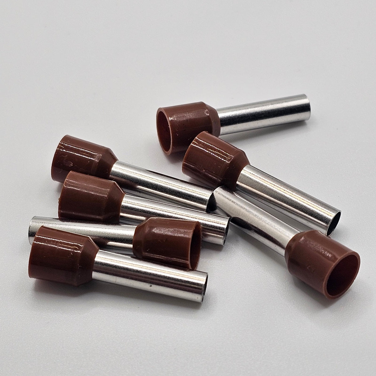 SWA 10mm² INSULATED BOOTLACE FERRULE TERMINALS ( Brown for 10mm² cable)