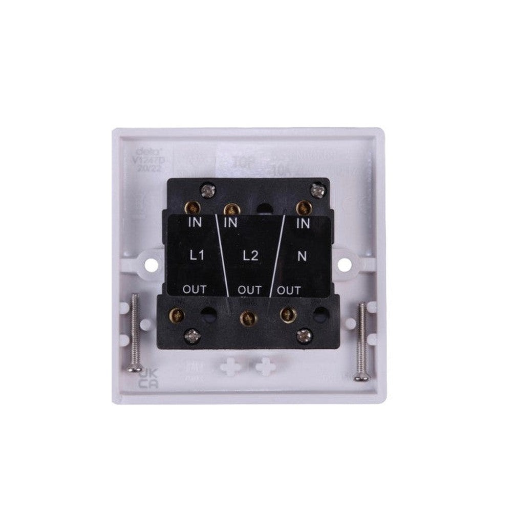 2 x 10A TPK Fan Isolator Switches With Instructions