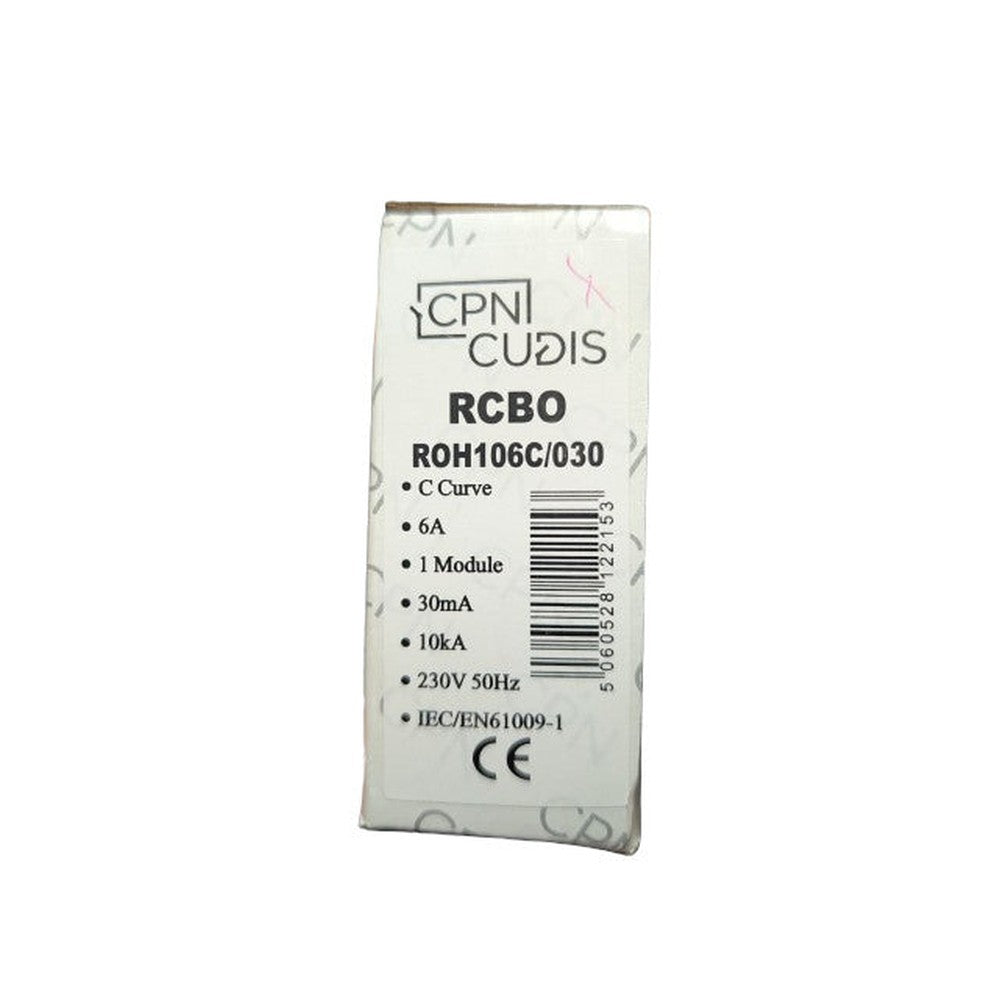 CPN Cudis RCBO ROH106C/030 30mA 40A C Curve