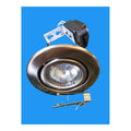 KSR Fire Rated Low Voltage Tilt Downlight Satin Chrome KSRFRD101 S