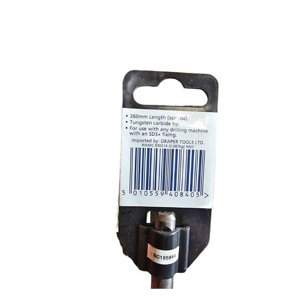 Draper 40840 Expert SDS Plus Masonry Drill Bit 8.0mm x 260mm