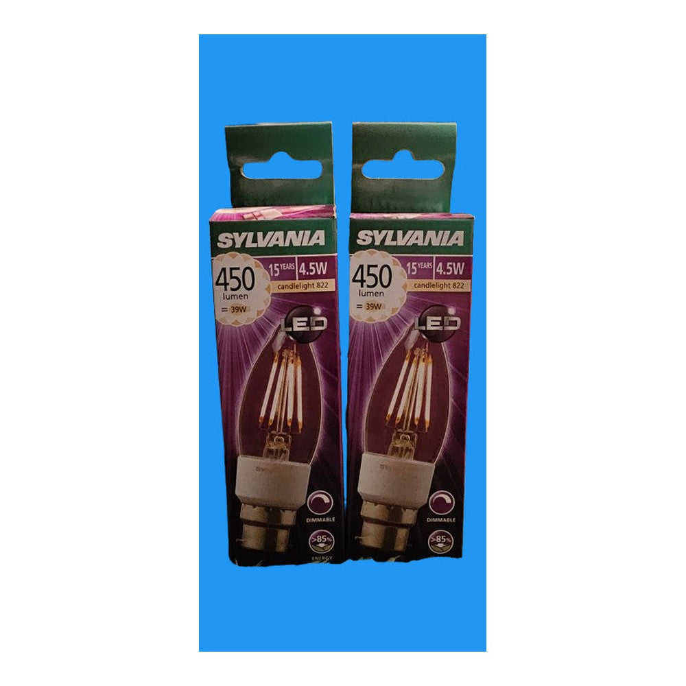 B22 4.5w or 4.8w ToLEDo Retro Dimmable Candle Bulb LED Instant Start