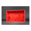Surface Plastic Backbox Red Clipsal ET238 2G 25MM  Pack Of 5
