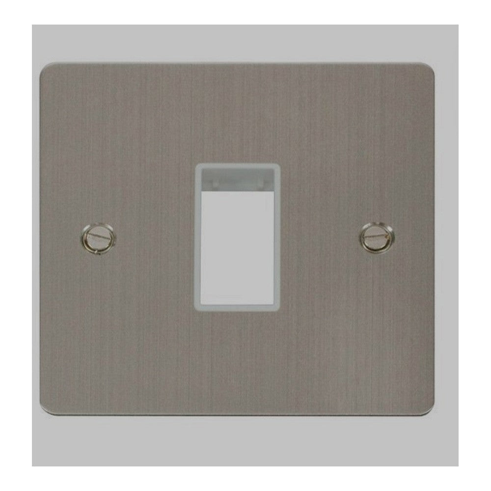 Pack of 2 Click FPSS401WH G1 Plate Single Switch Aperture