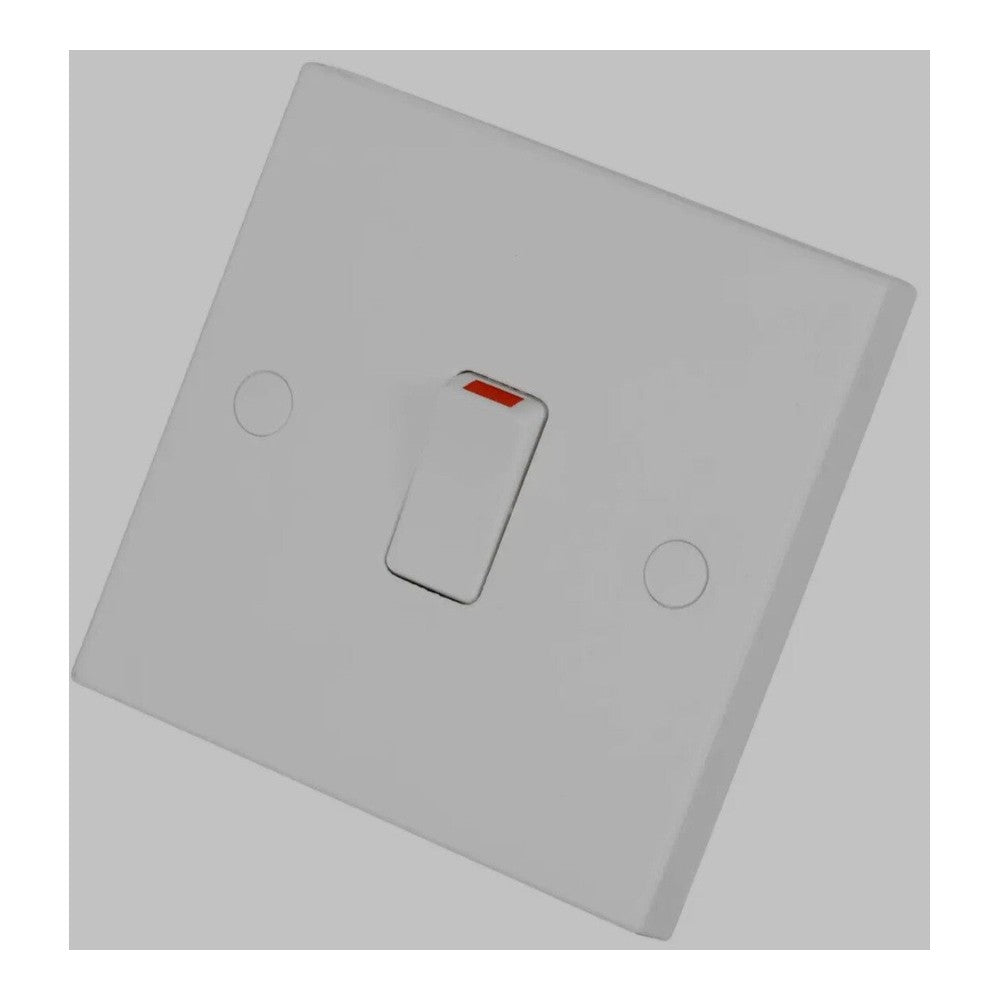 BG 900 Series 20A DP Switch White 930-01