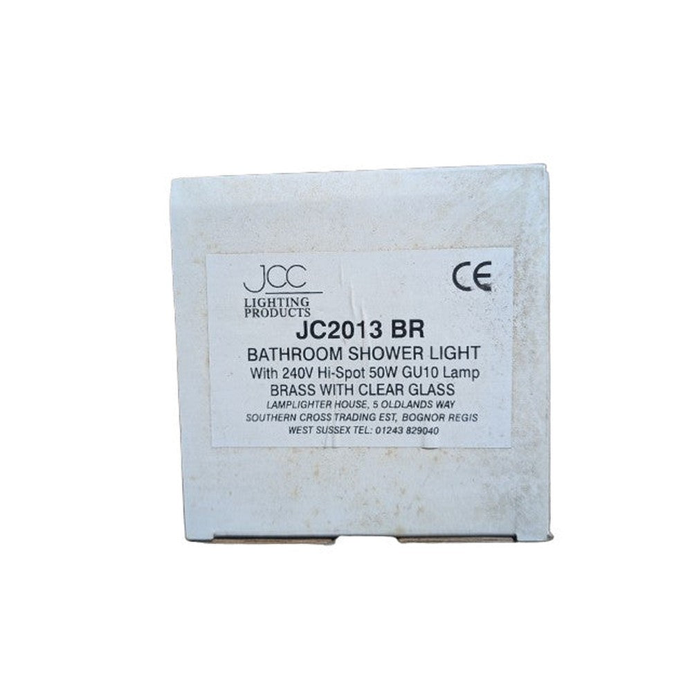 50W JCC JC2013BR IP44 Brass Ceiling Shower Bathroom Light Downlight GU10 Halogen