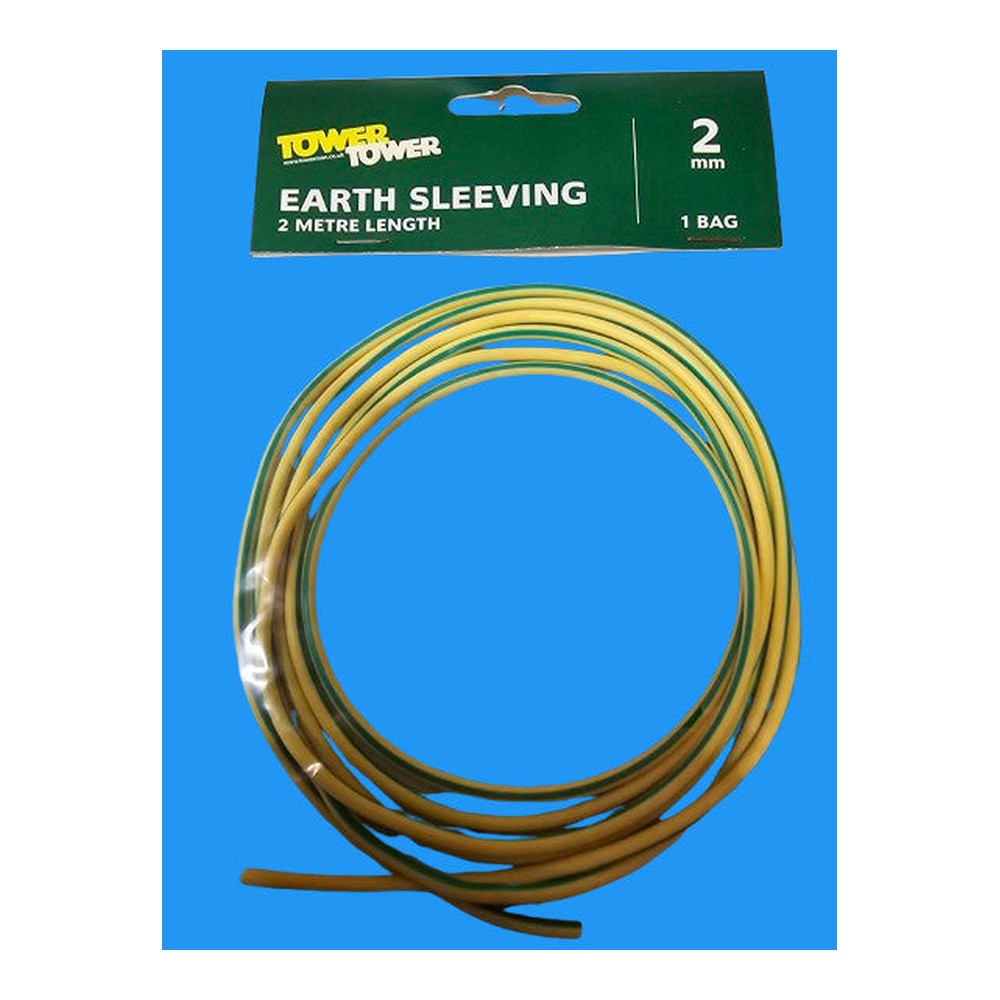 GET Tower 2m of 2mm Lengths Earth Sleeving