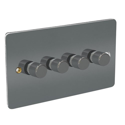 CED Black Nickel Switches & Sockets Flat Range - Axiom Electrical Flatplate