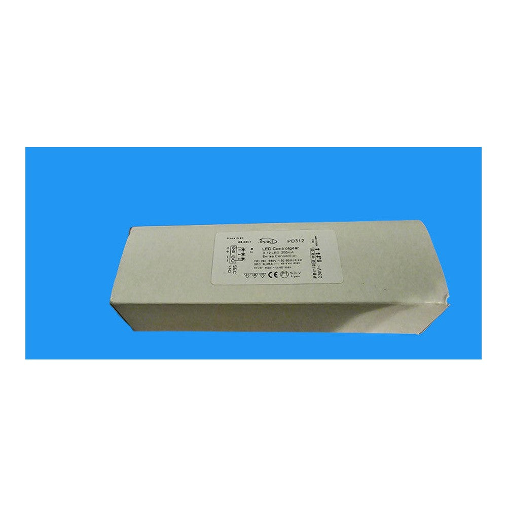 Impact LED Controlgear 3.12 350mA Series Connection 230v PD312