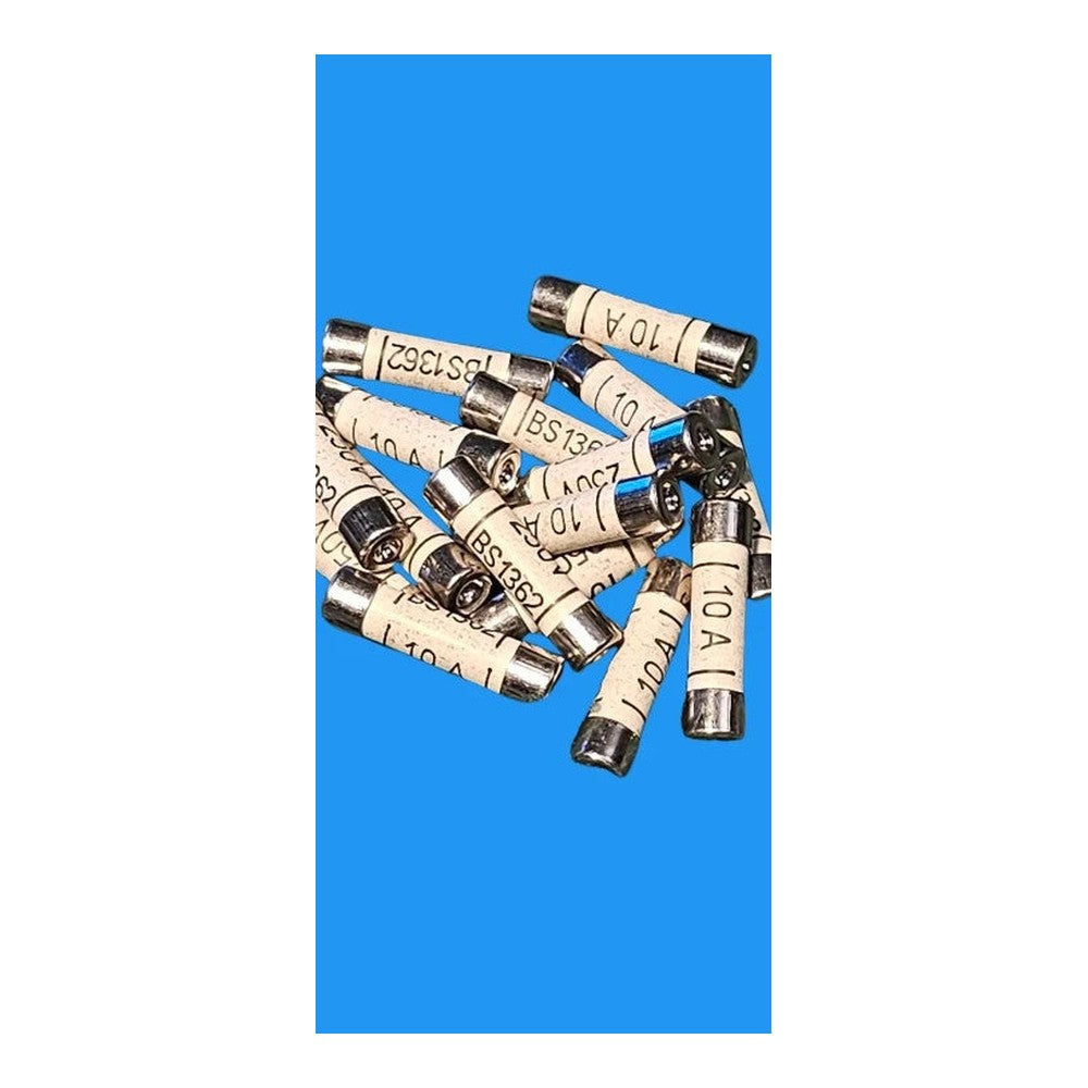 3A 5A 10A 13A BS1362 Fuse 25.4 x 6.3mm Domestic Cartridge Plug Household Mains