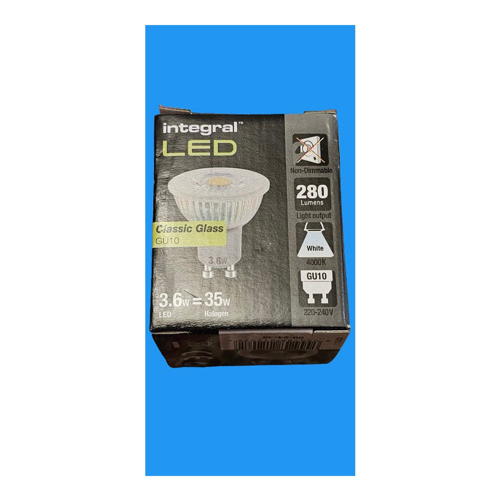 2 x GU10 3.5w Integral LED Bulb Lamp