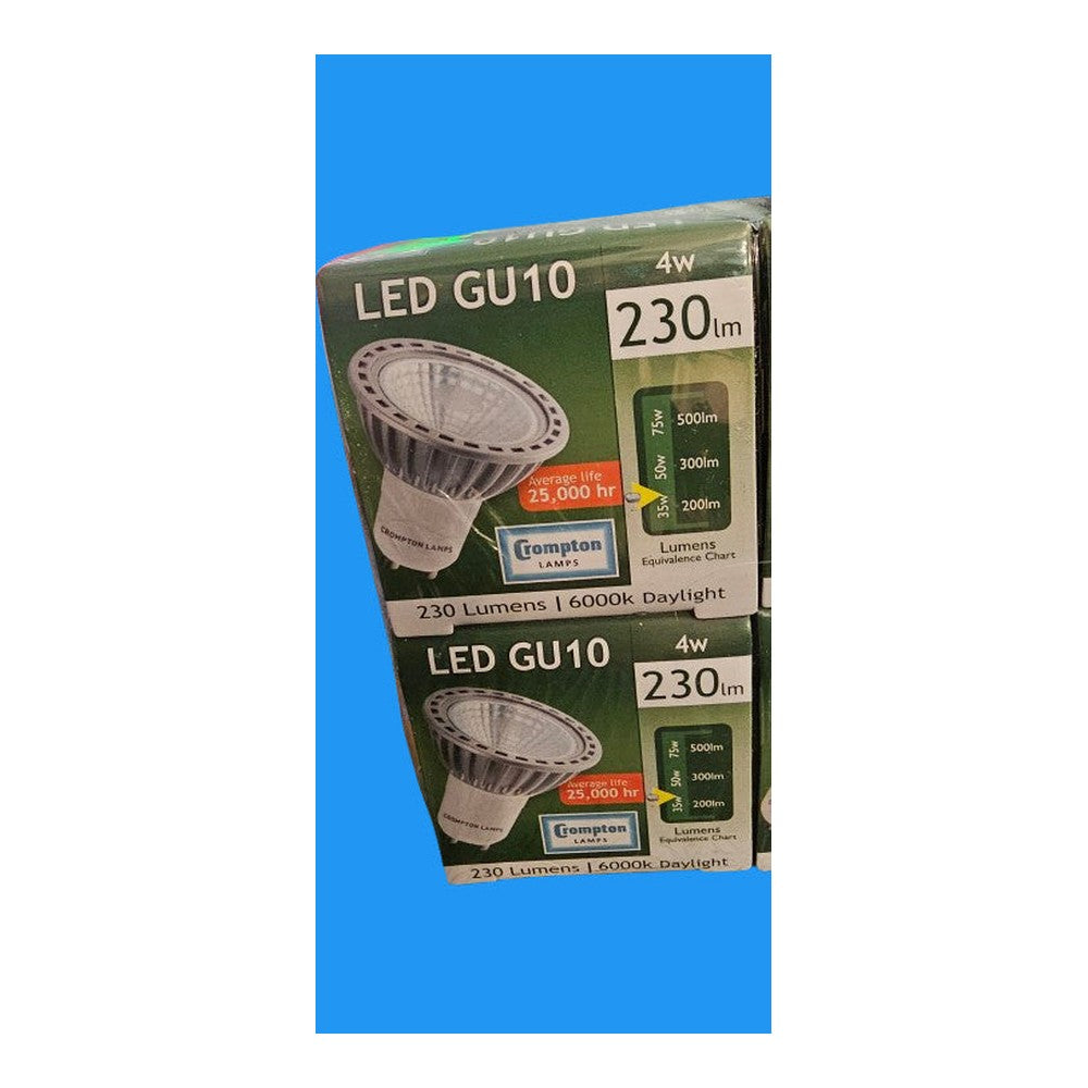 GU10 LED 4w Crompton Lamp Bulb 230lm Daylight 25000h