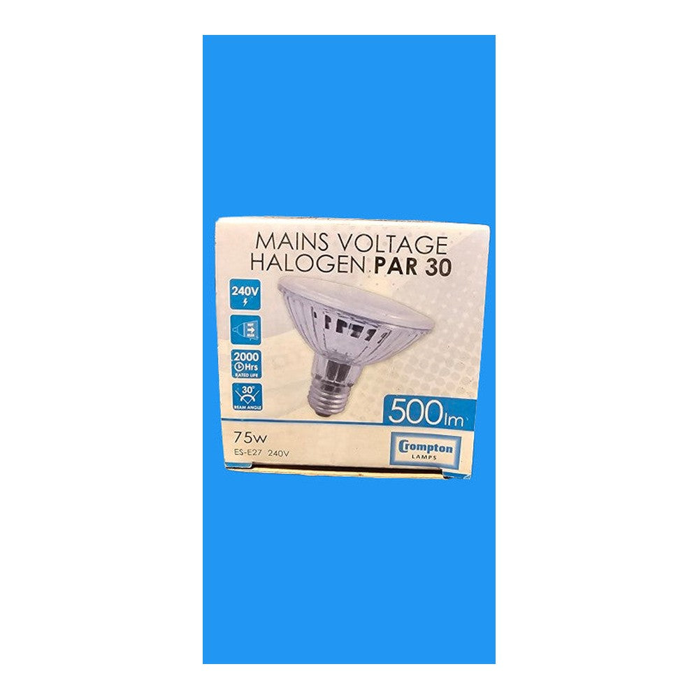 2 x ES-E27 PAR 30 9W SMD Classic E27 Halogen Bulb Lamp 500lml Crompton