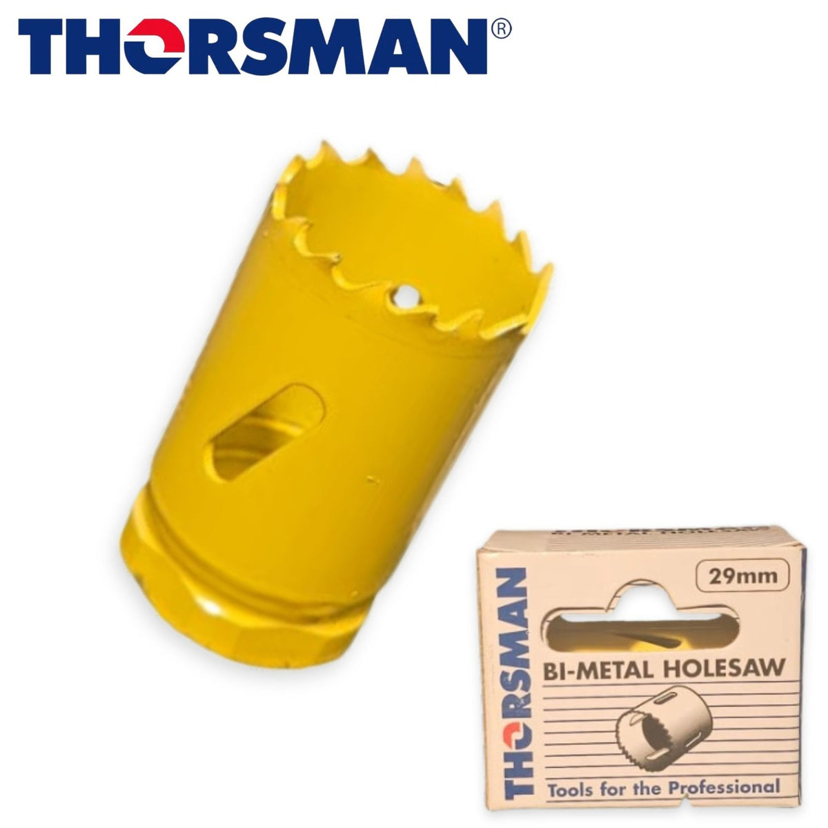 Hole Saw Cutter - HSS Bi-Metal Heavy Duty for Metal, Wood, Plastic - New & Boxed