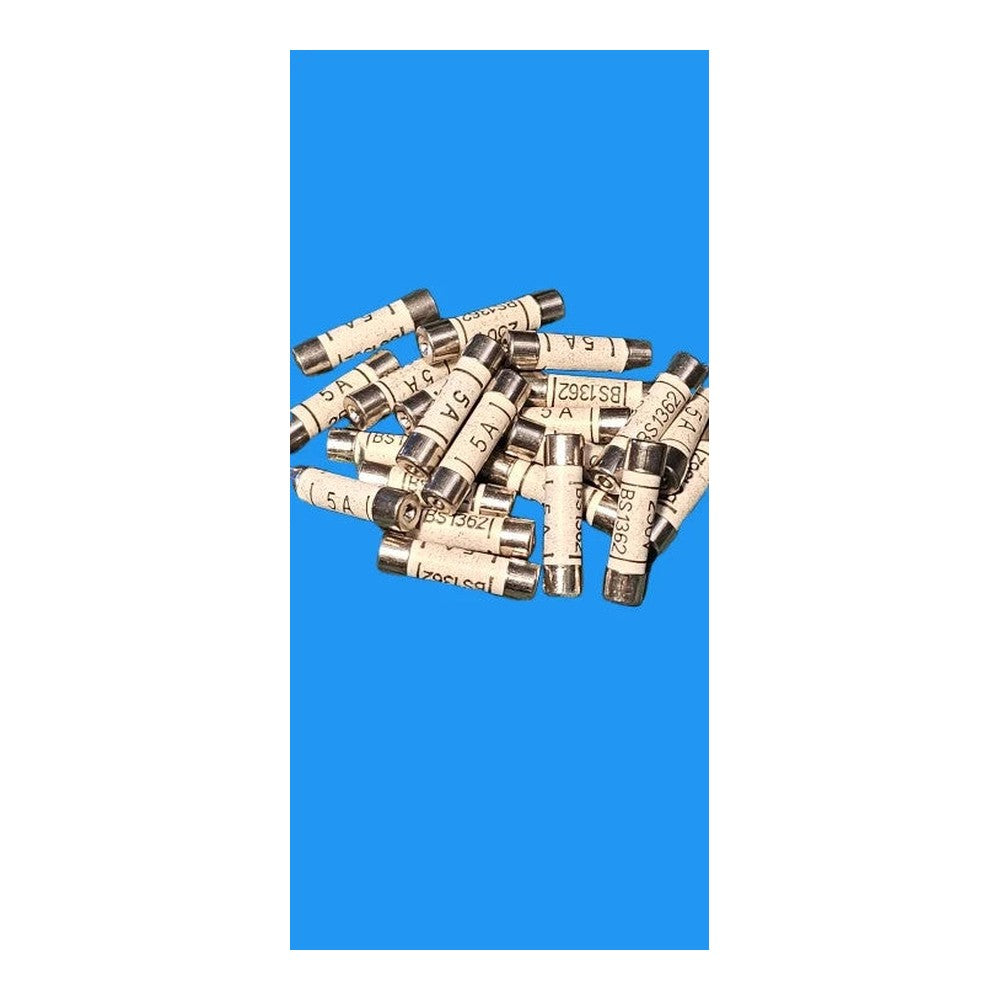 3A 5A 10A 13A BS1362 Fuse 25.4 x 6.3mm Domestic Cartridge Plug Household Mains
