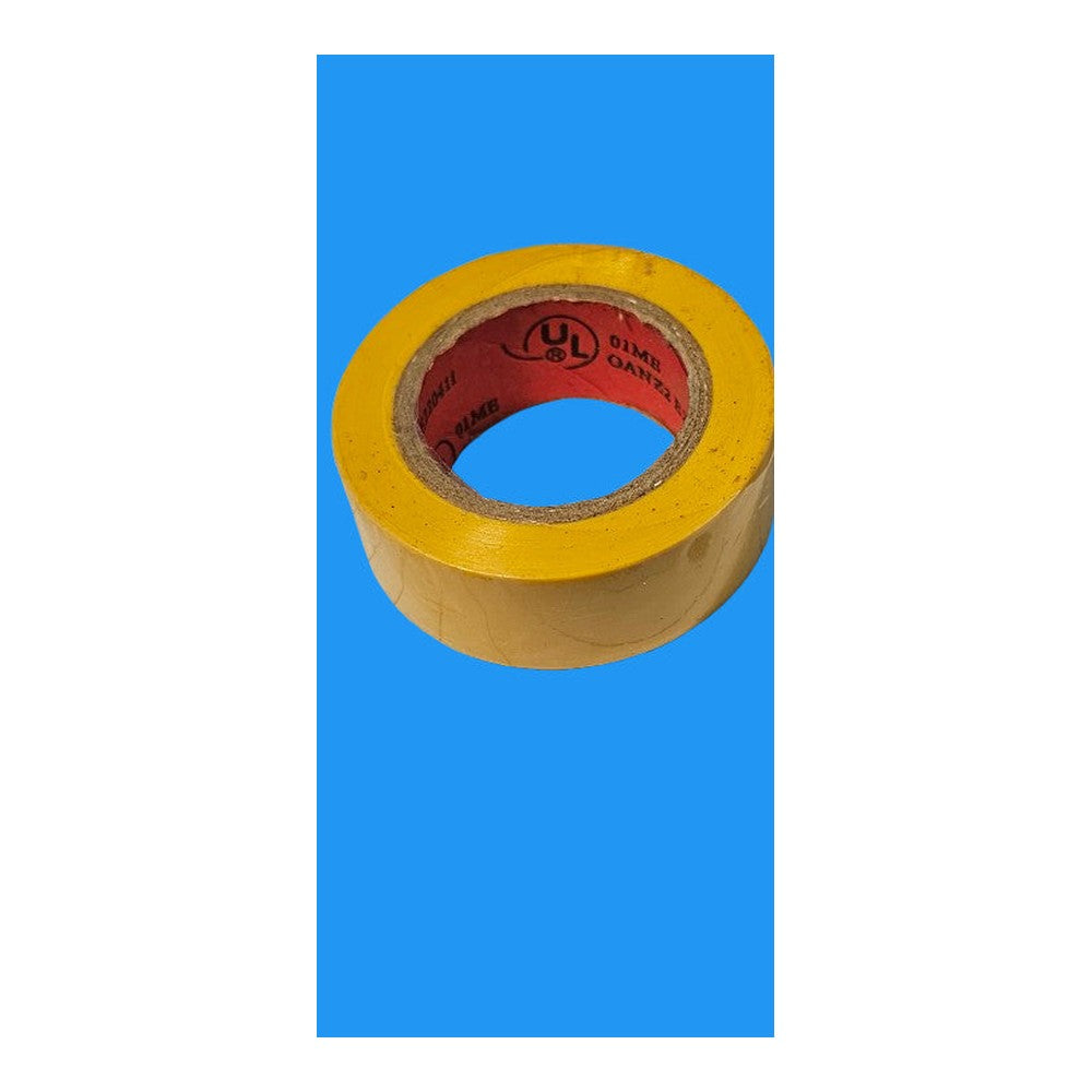 Rolls of 19mm x 10m Yellow Insulation Tape.