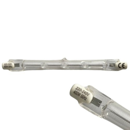 R7s Tungsten Halogen Bulb Lamp Tubes - Linear Various Lengths Brands Watts Volts