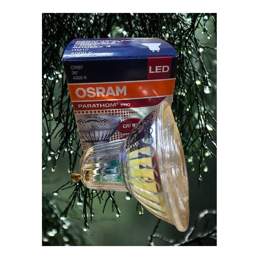 Osram GU10 CR197 6W = 40W Parathom PRO 4000k CRI97 Dimmable Cool White