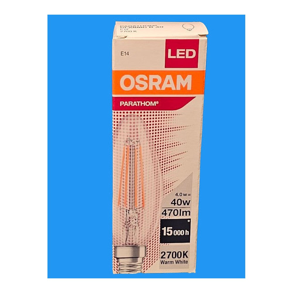 Osram 4w = 40w E14 LED Parathom Classic B 40 470lm Warm White A++ Bulb Lamp