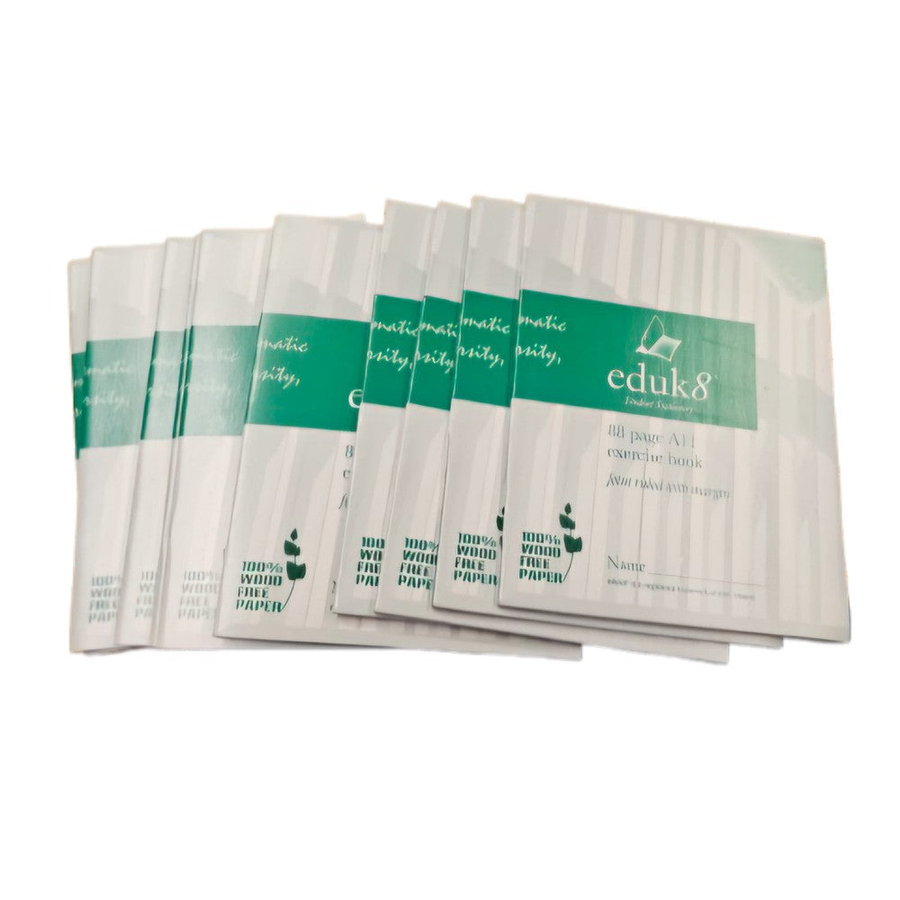 20 x 88 page A11 exercide book eduk8 Student Stationery