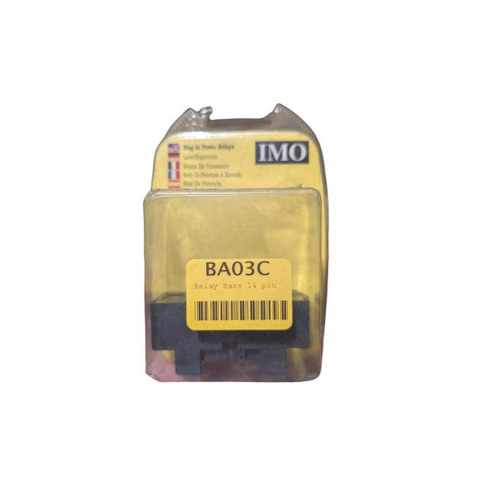 IMO BA03C 14 PIN RELAY BASE 7 AMP 250 VOLT DIN MOUNTED BASE FOR RL11C +RL12C