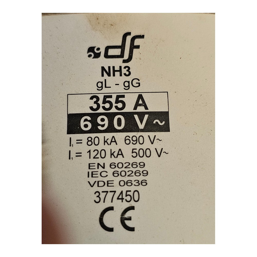 DF NH3 355A 690v 377450 Fuse