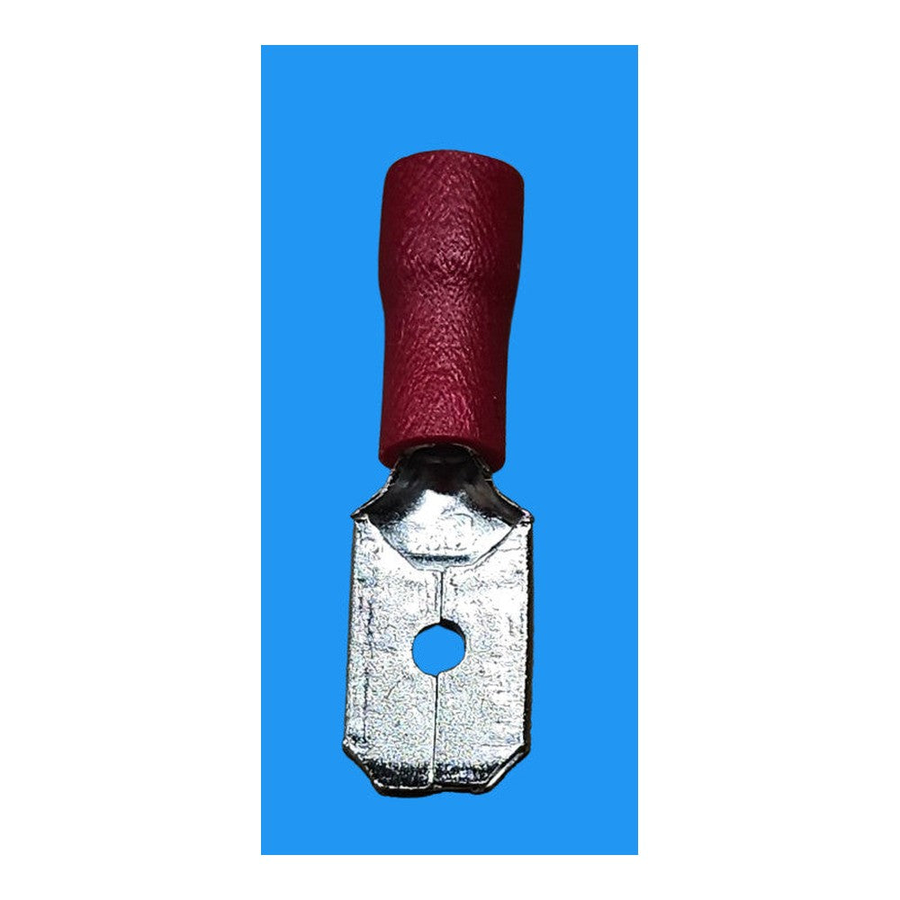 Red 6.3 10Amp 300V Push on Male Terminals Mcc-electrical