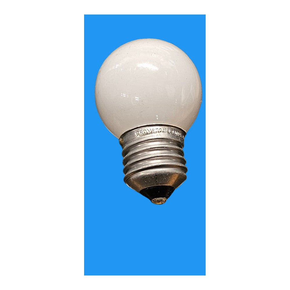 ES-E27 40W Crompton Opal Round Bulb Lamp 240v 45mm Dia
