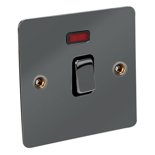 CED Black Nickel Switches & Sockets Flat Range - Axiom Electrical Flatplate
