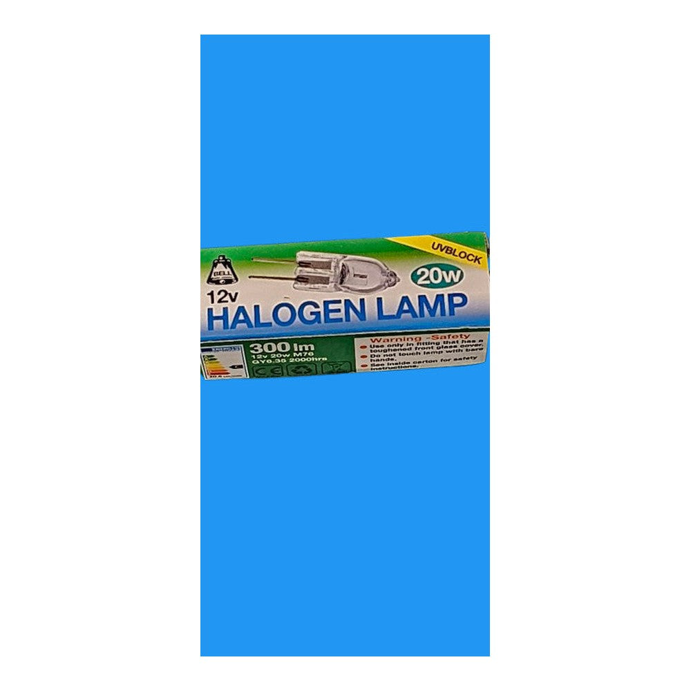 GY6.35 M76 20w 12v Halogen Capsule Bulb 2700k Dimmable UV Stop 300lm 2000H BELL